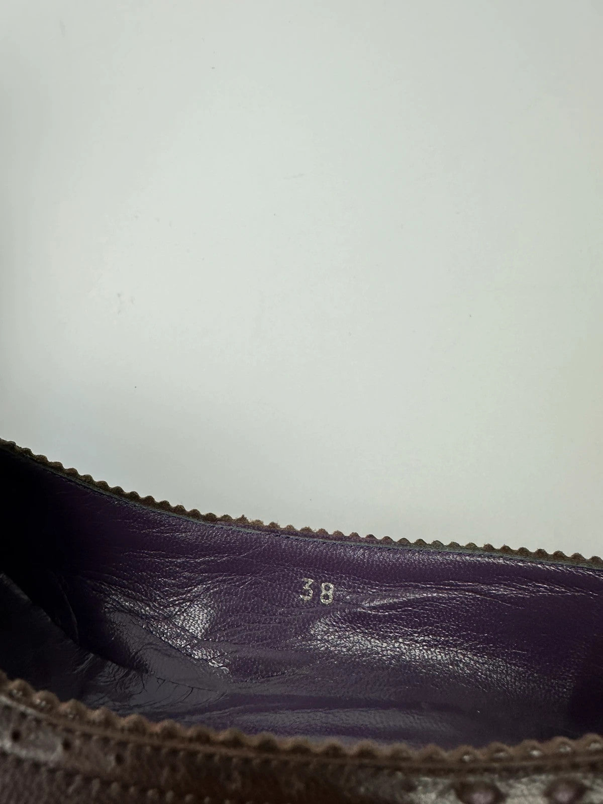 Prada Milano SS2000 Purple Brown Leather Heels Pumps