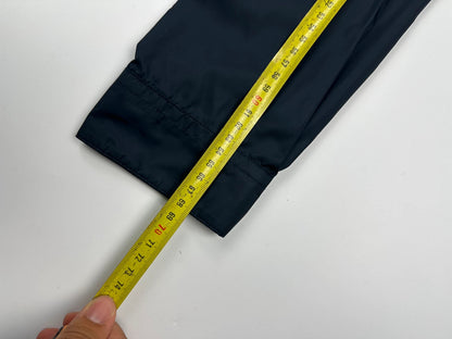 Prada Milano SS2009 Nylon Navy Blue White Stripes Shirt Jacket