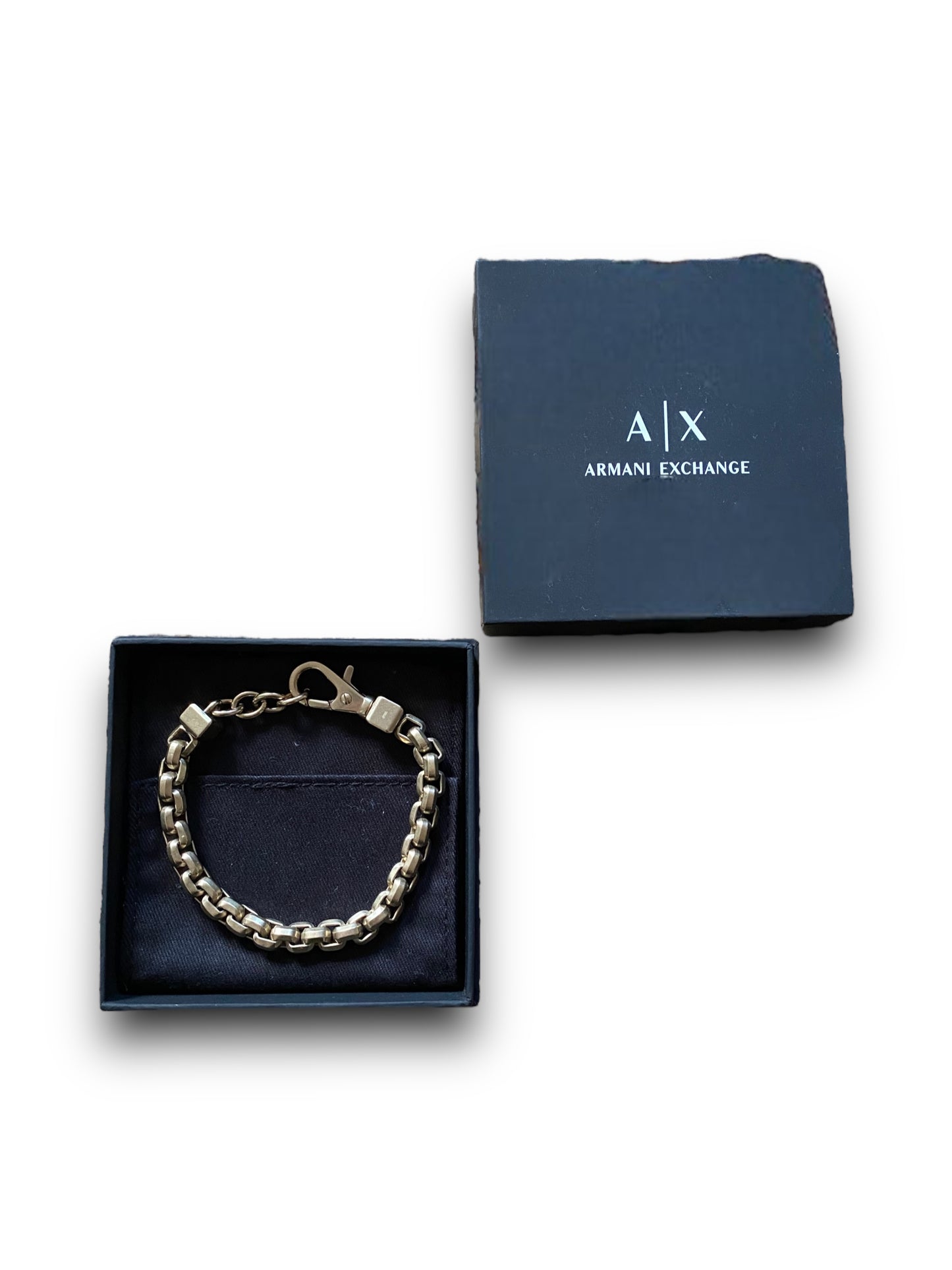 ARMANI STEEL GOLD BRACELET