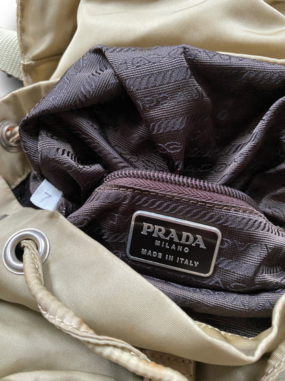 PRADA BEIGE BACKPACK