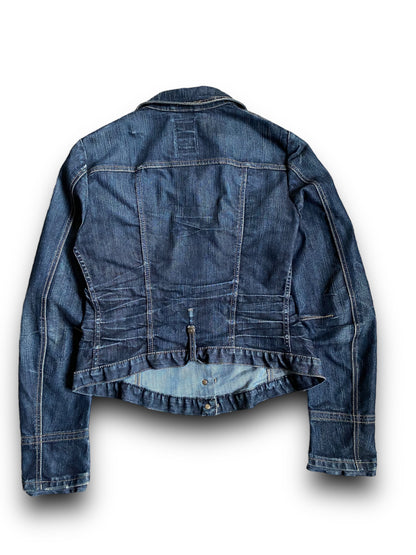 MARITHE + FRANCOIS GIRBAUD DENIM CROP JACKET