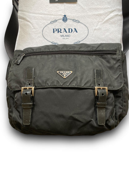 PRADA MESSENGER BLACK BAG