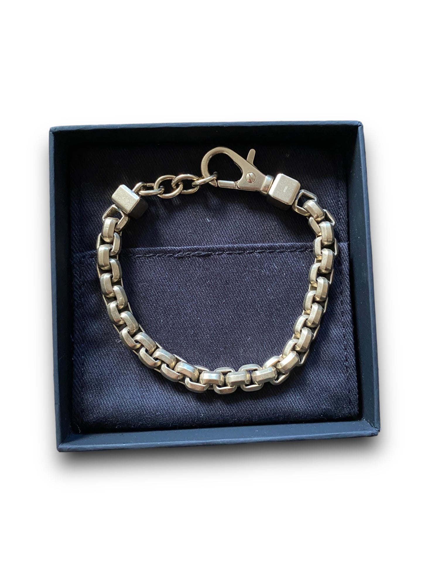 ARMANI STEEL GOLD BRACELET