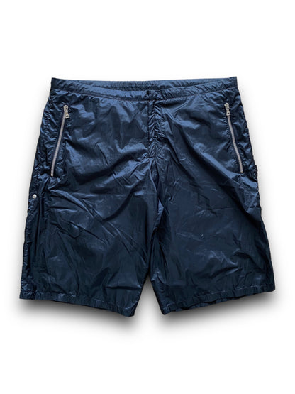 PRADA BLACK NYLON SWIM SHORT