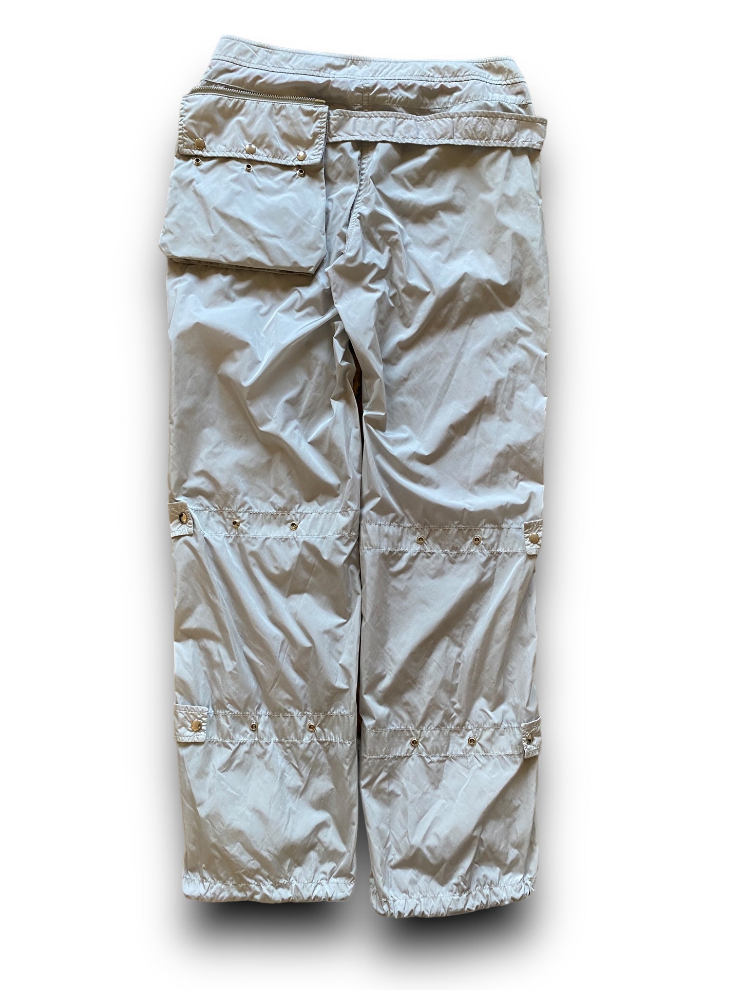 PRADA BANDANA AJUSTABLE NYLON PANTS