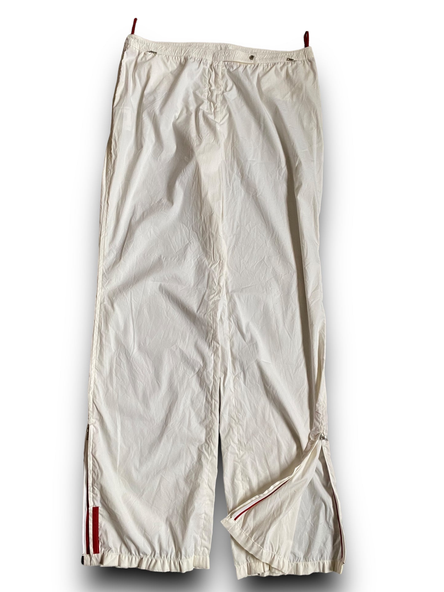 PRADA WHITE OVERSIZE PANTS