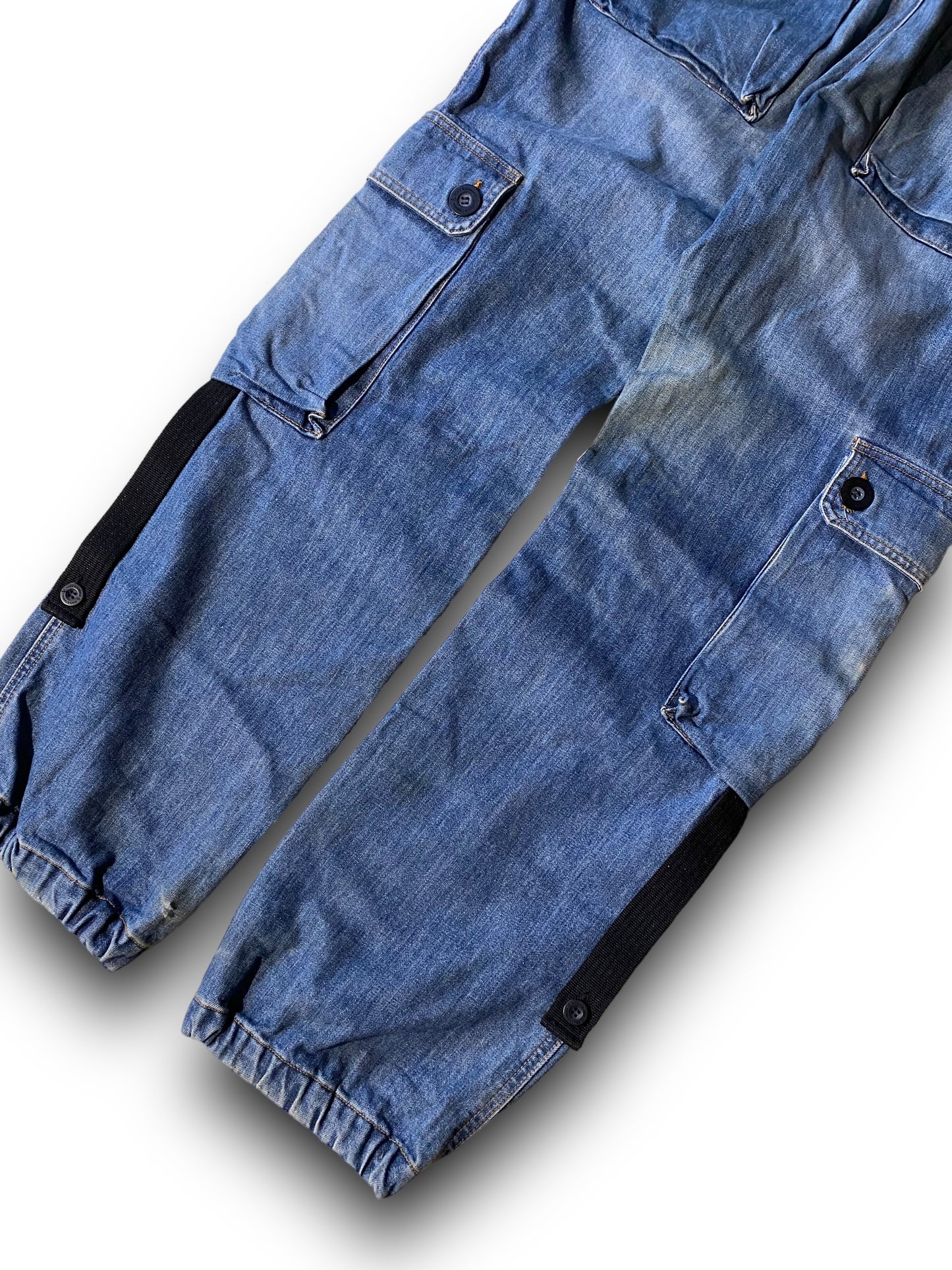 D&G CARGO DENIM ARCHIVE PARACHUTE PANTS