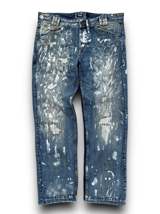 Dolce & Gabbana Painted Jeans