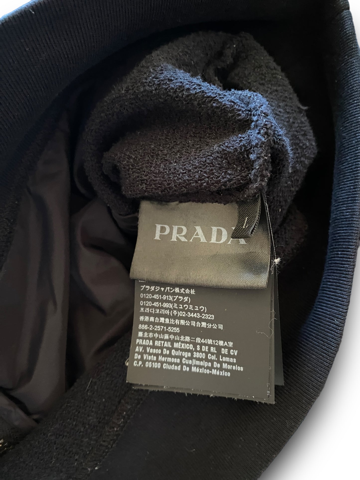 PRADA SPORT BLACK HOODIE