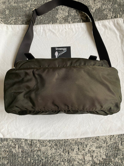 PRADA KAKI MESSENGER BAG