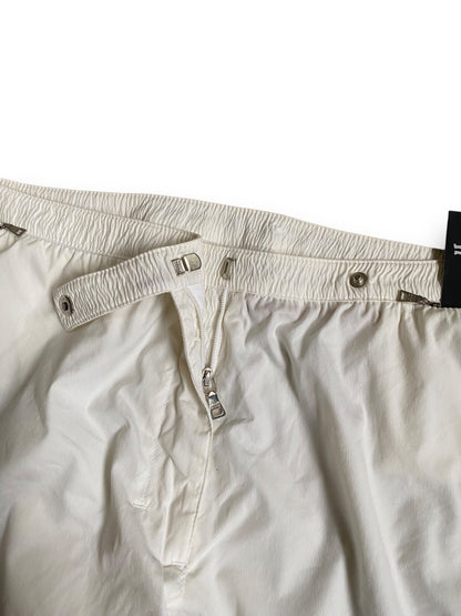 PRADA WHITE OVERSIZE PANTS