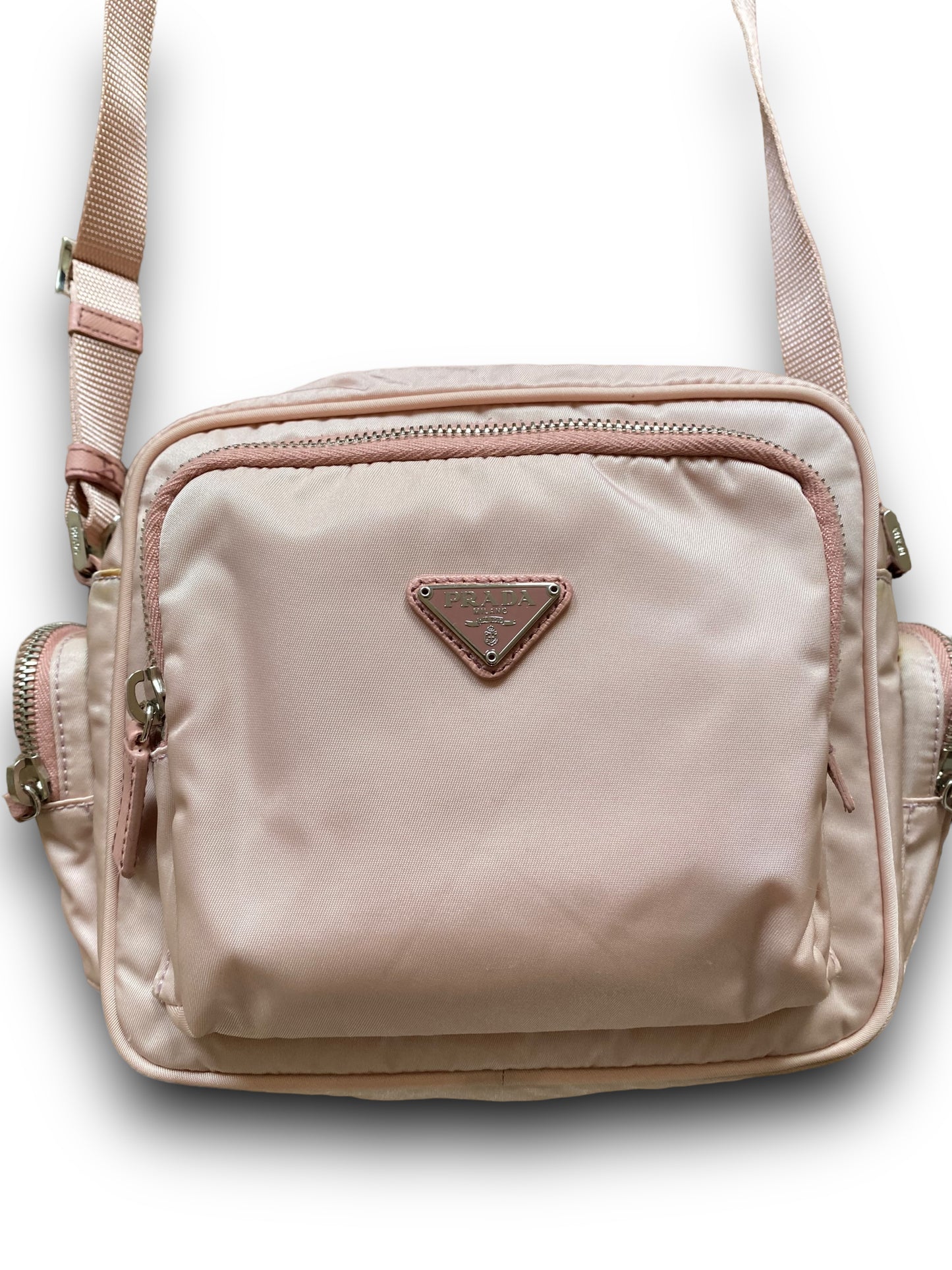 PRADA PINK CAMERA BAG