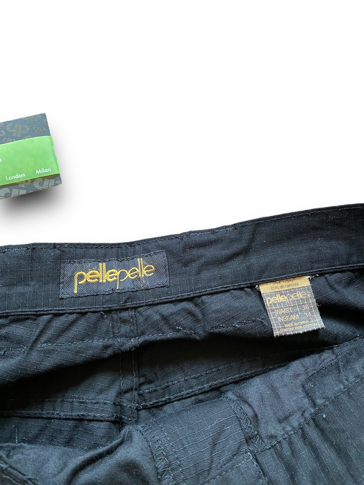 PELLEPELLE BAGGY CARGO RIPSTOP PANTS