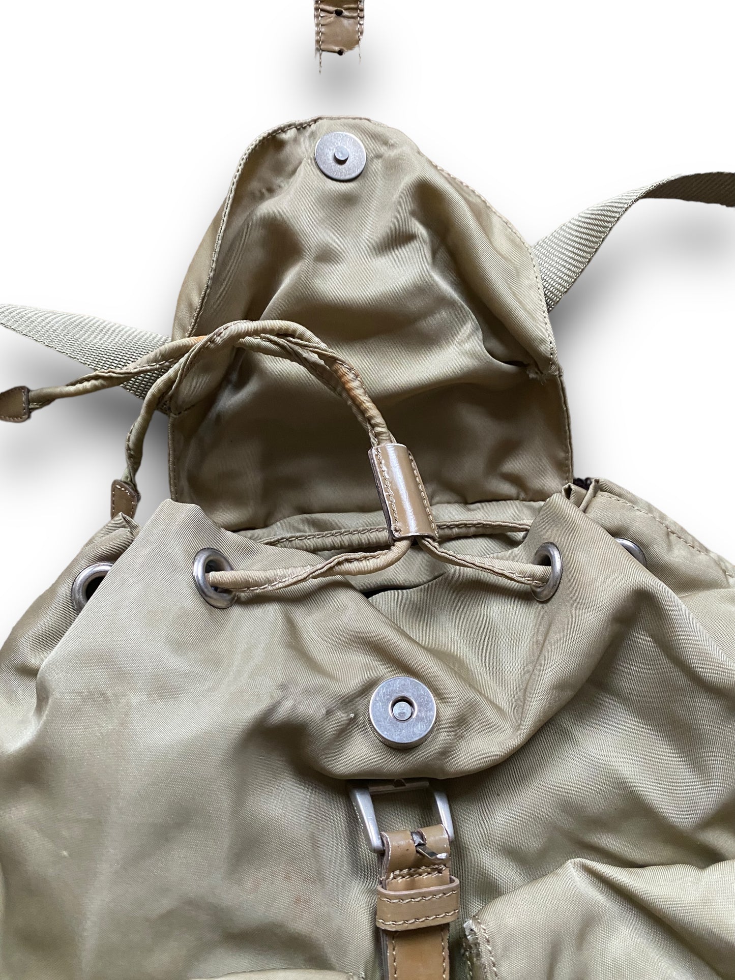 PRADA BEIGE BACKPACK