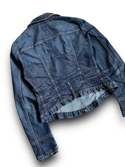 MARITHE + FRANCOIS GIRBAUD DENIM CROP JACKET