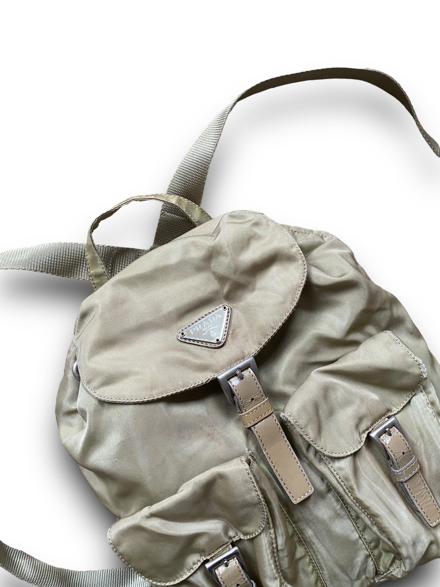 PRADA BEIGE BACKPACK