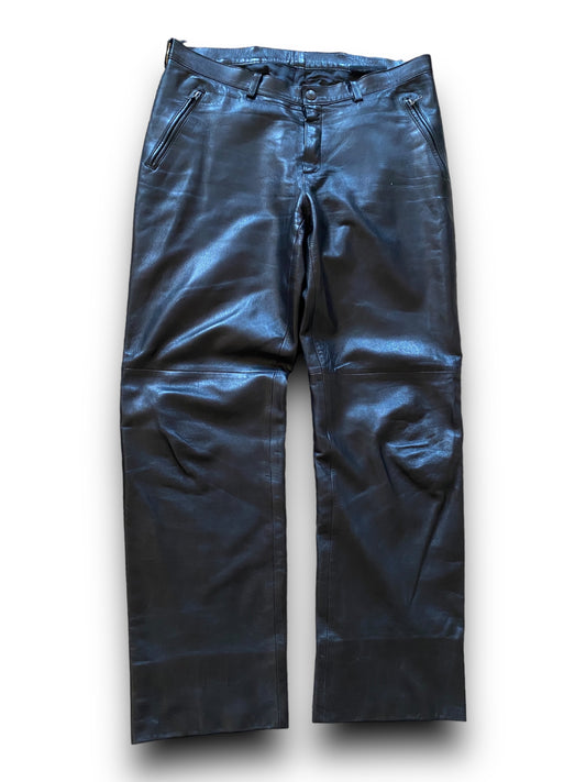 PRADA MAIN LINE LEATHER PANTS