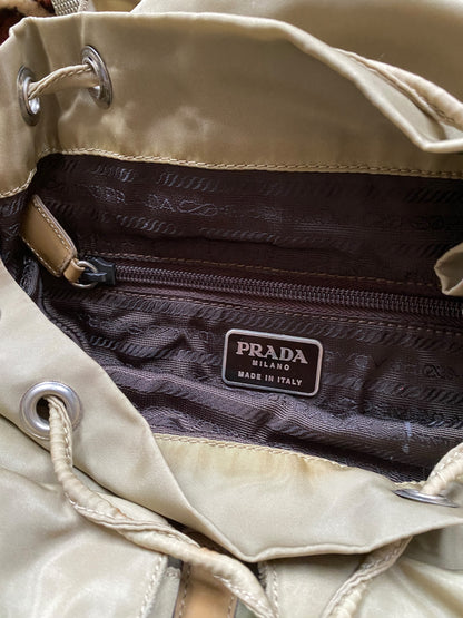 PRADA BEIGE BACKPACK