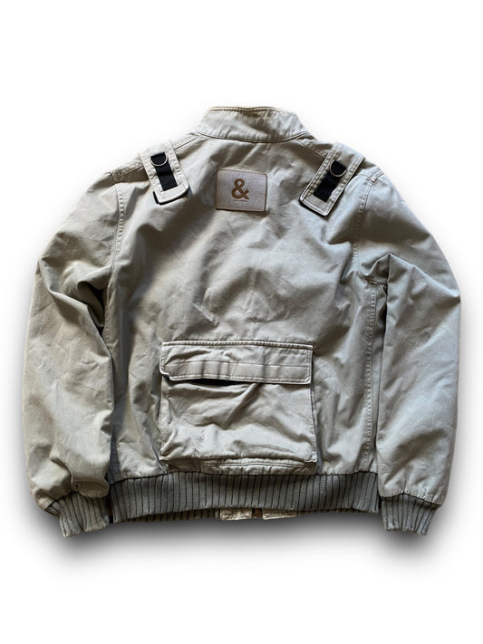 D&G 2003 AVIATOR BEIGE BOMBER JACKET