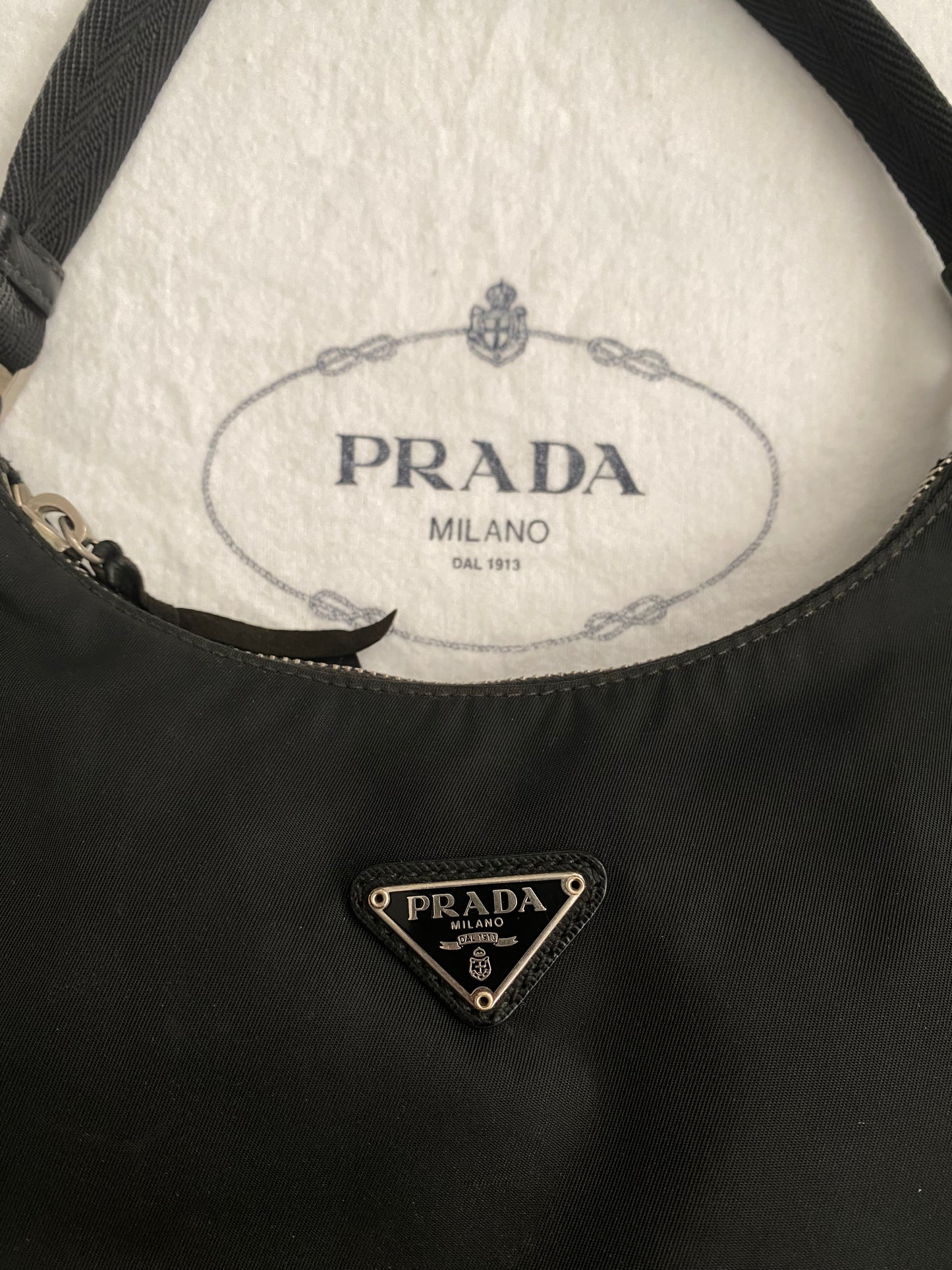 PRADA HOBO BAGUETTE