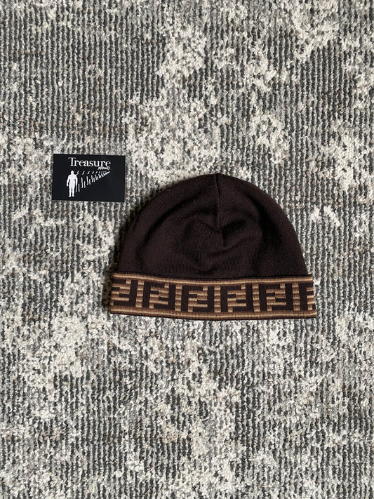 FENDI BROWN BEANIE