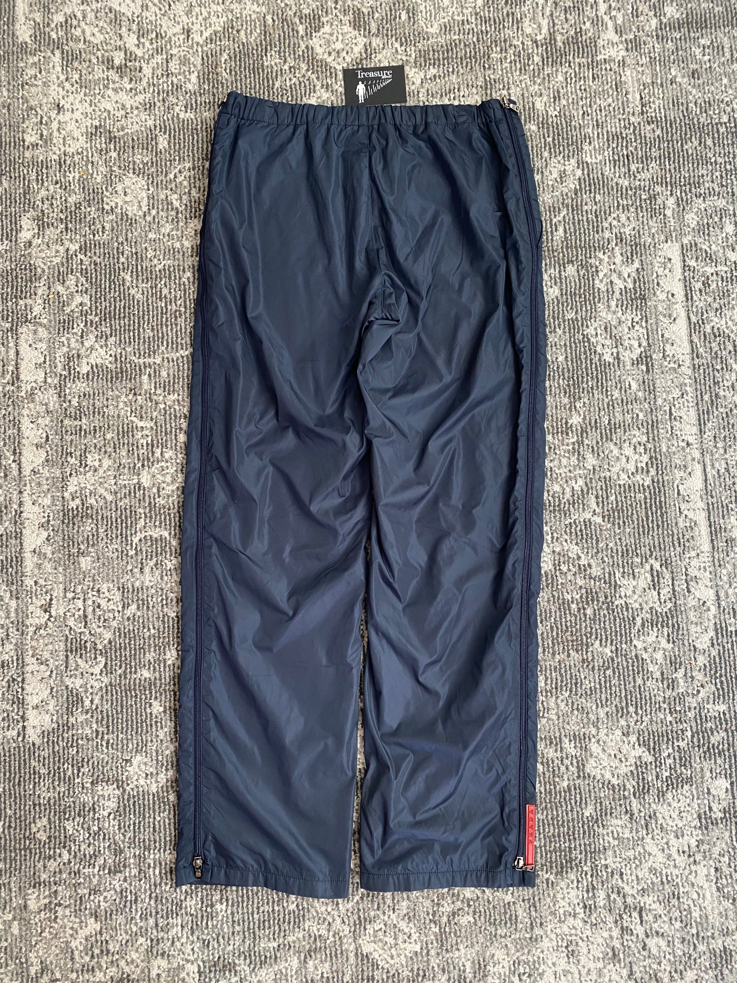 PRADA SPORT FULL ZIP NYLON TROUSERS