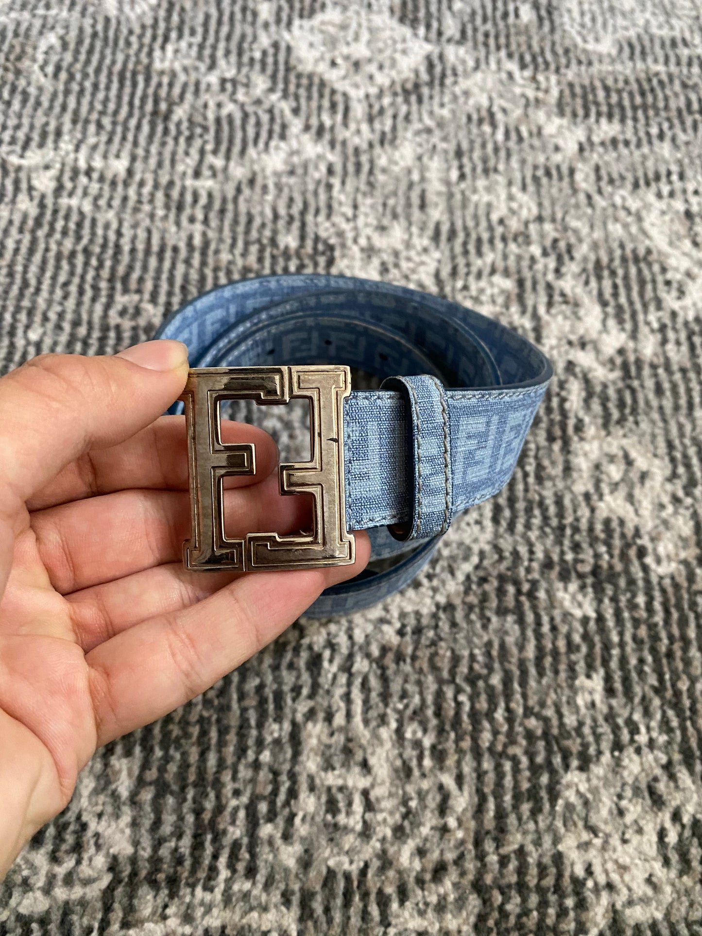 FENDI BABY BLUE BELT