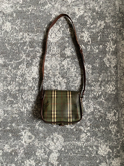 BURBERRYS GREEN SHOULDER BAG