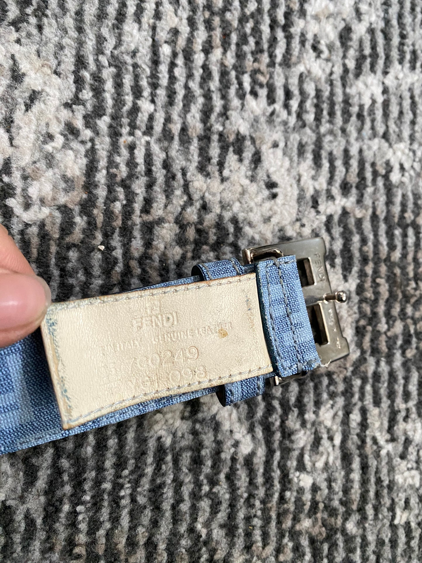 FENDI BABY BLUE BELT