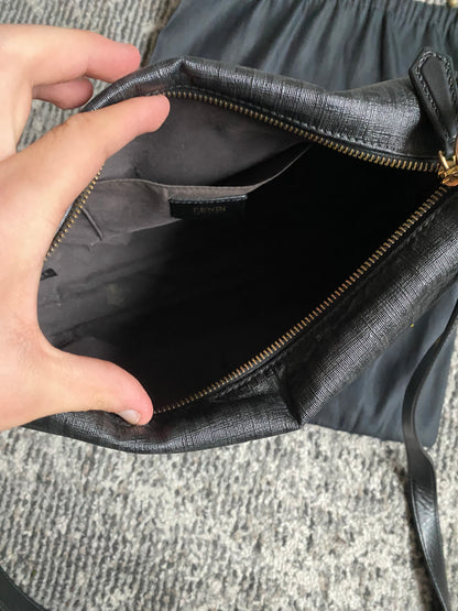 FENDI BLACK MESSENGER BAG