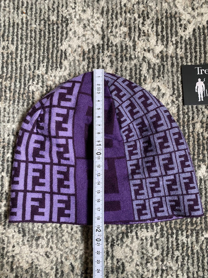 FENDI PURPLE BEANIE