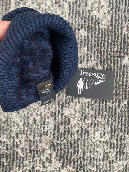 FENDI NAVY BEANIE