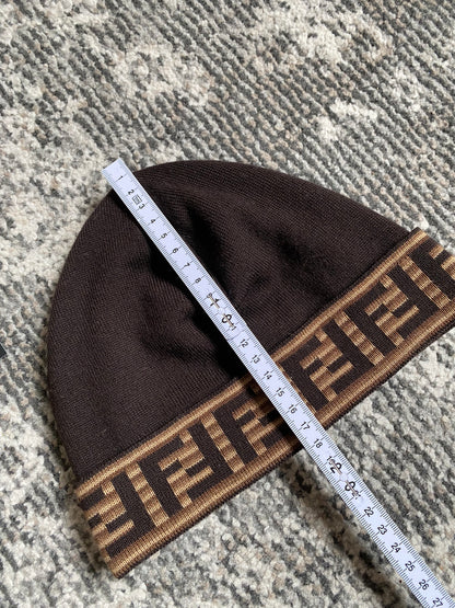 FENDI BROWN BEANIE