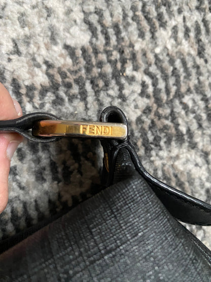 FENDI BLACK MESSENGER BAG