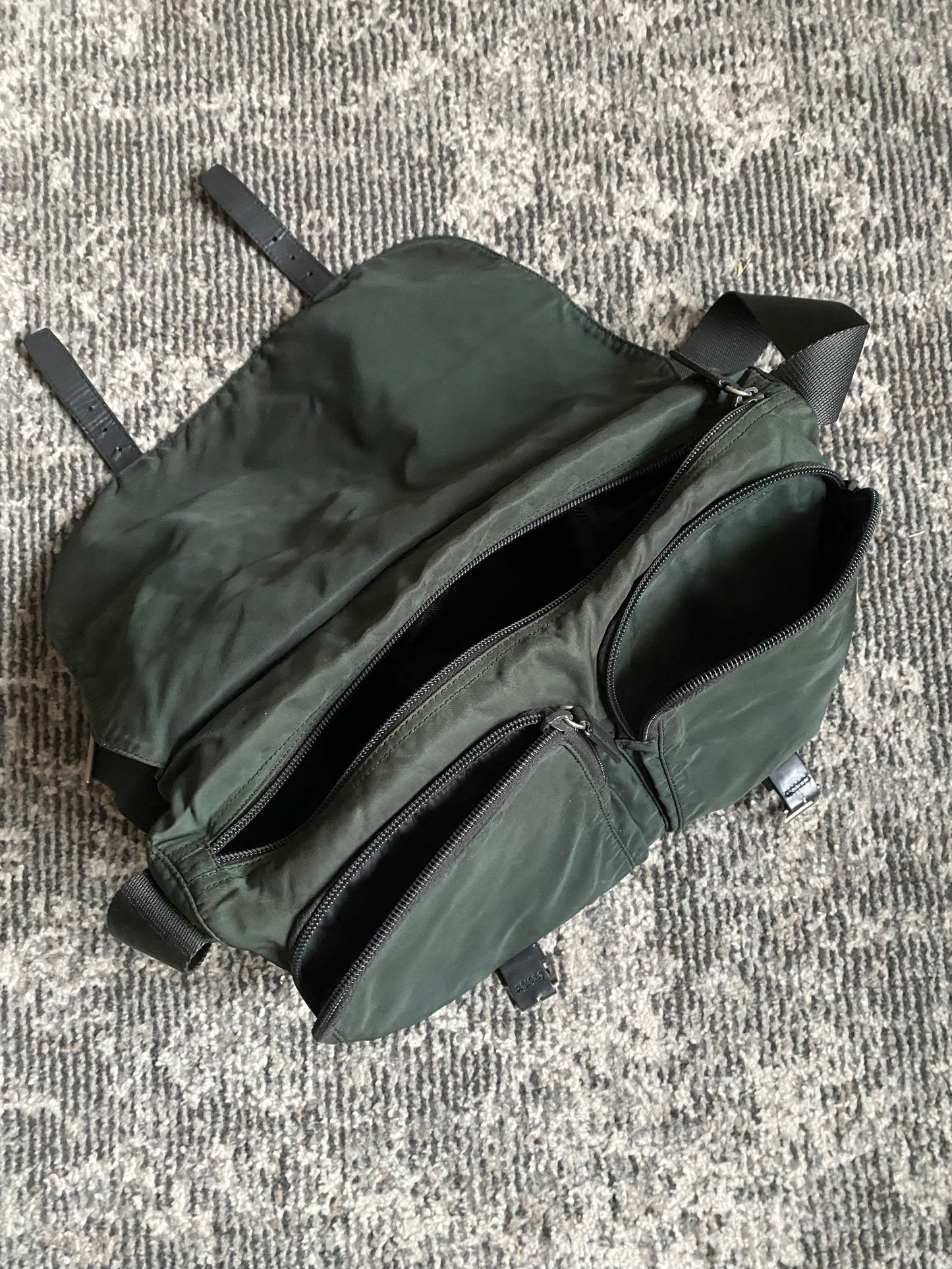 PRADA MESSENGER DOUBLE STRAP Bag