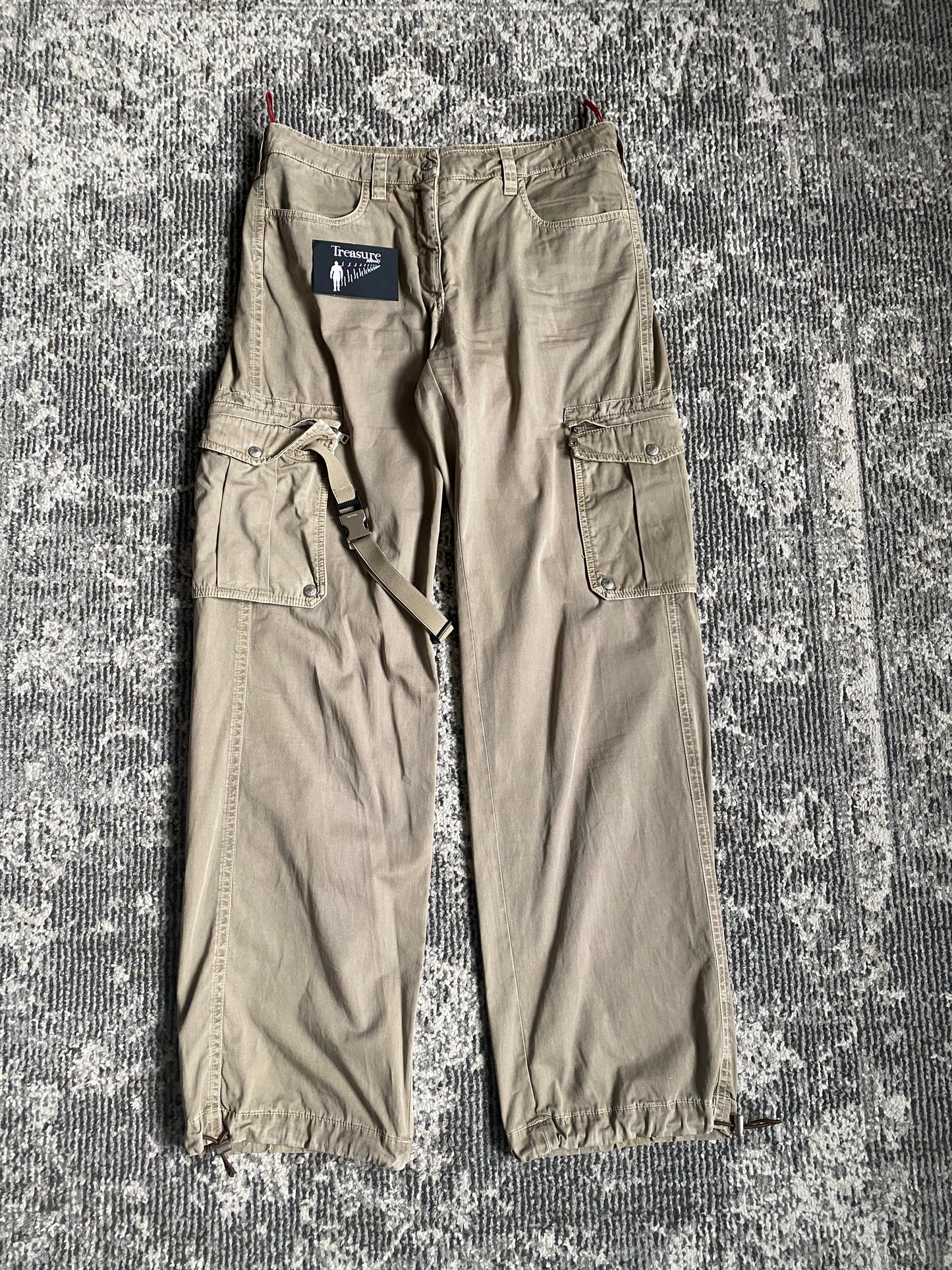 PRADA TECHNICAL CARGO PARACHUTE PANTS