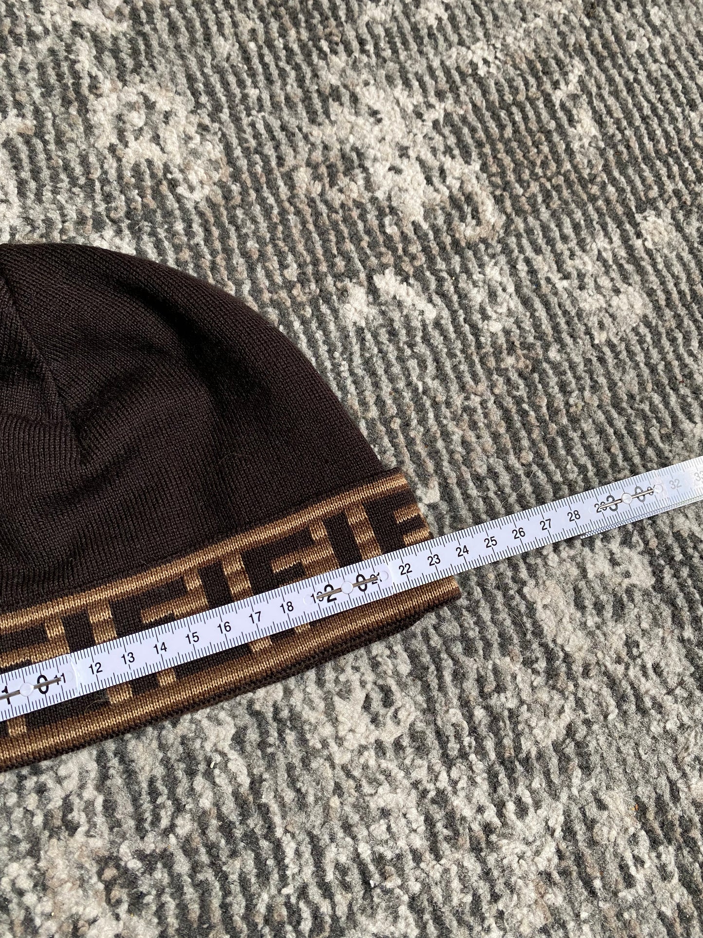 FENDI BROWN BEANIE