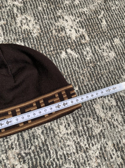 FENDI BROWN BEANIE