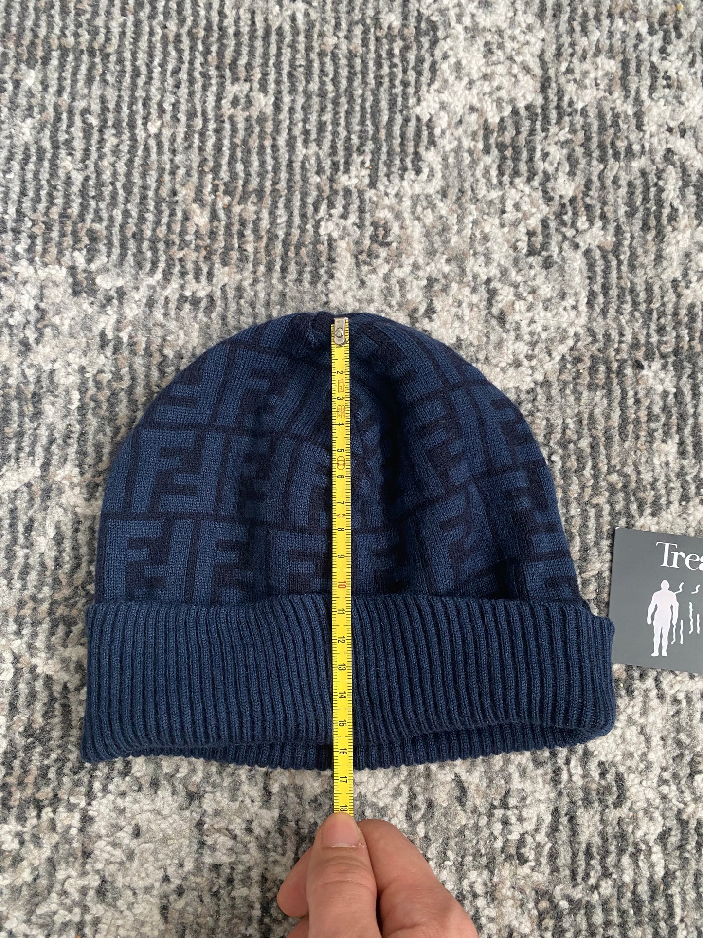 FENDI NAVY BEANIE