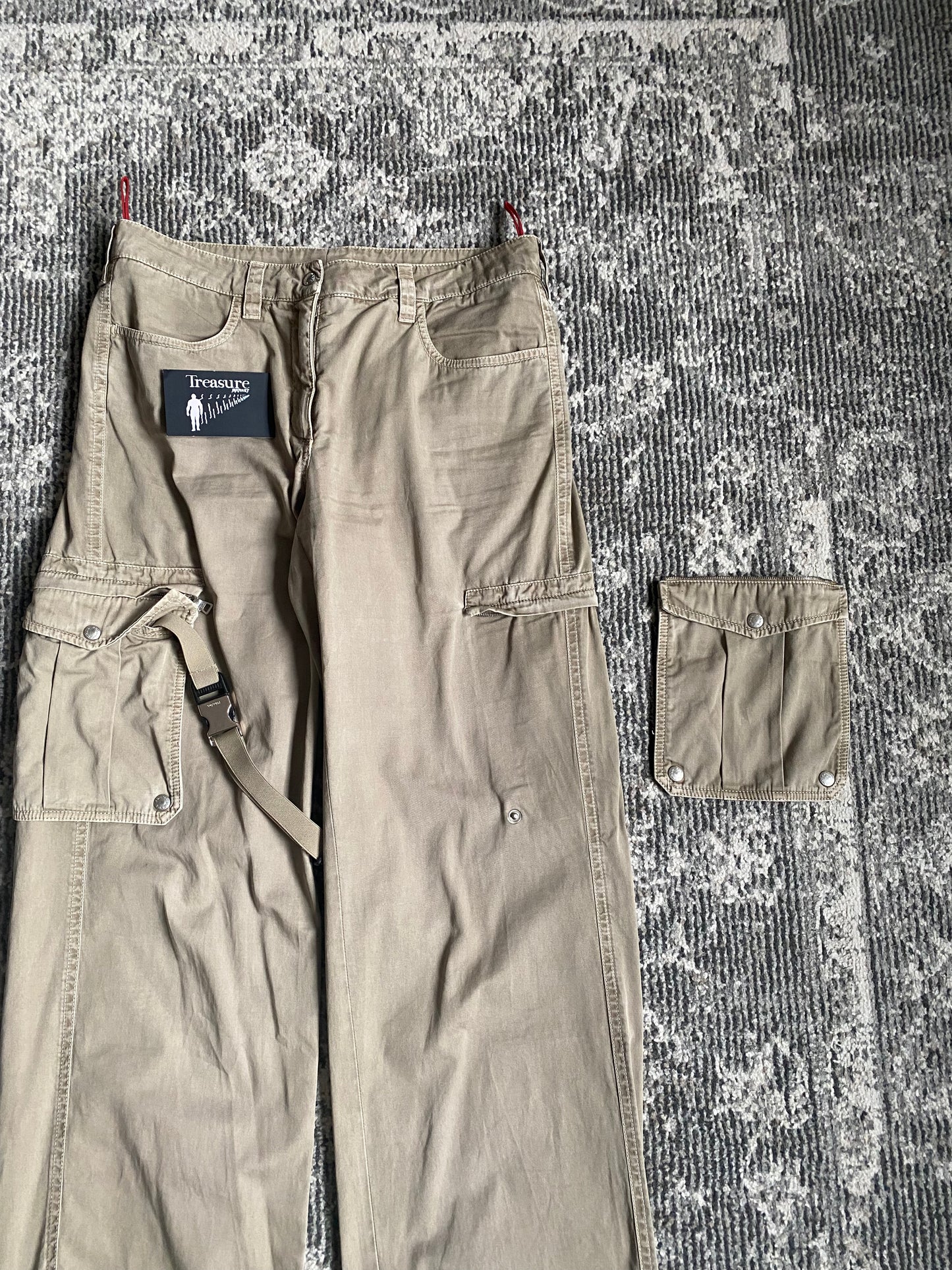 PRADA TECHNICAL CARGO PARACHUTE PANTS