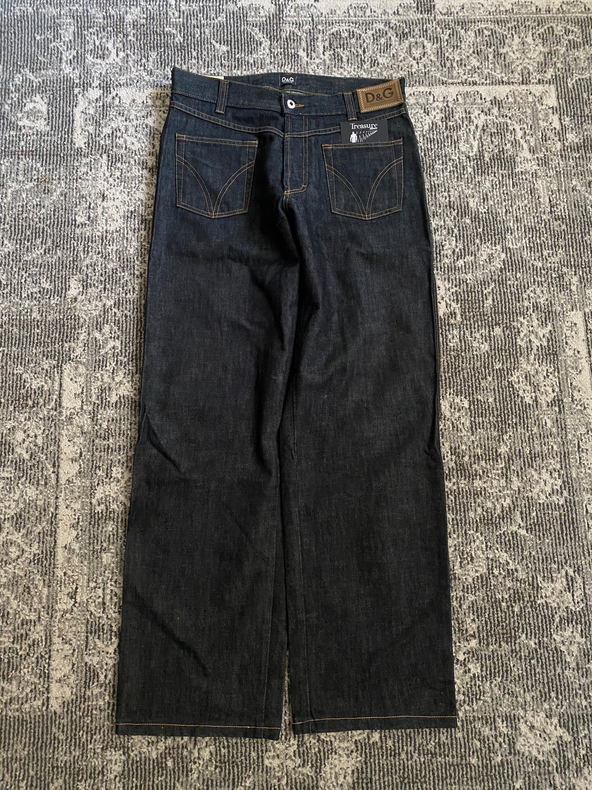 パンツ archive D&G gimmick baggy denim pants D&G Baggy-Jeans – Komat-Boutiqiue