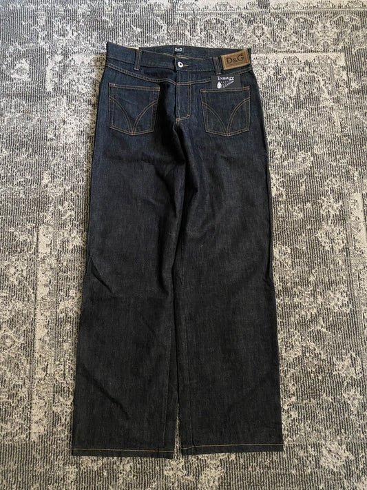 DOLCE & GABBANA REVERSE ARCHIVE DENIM JEANS