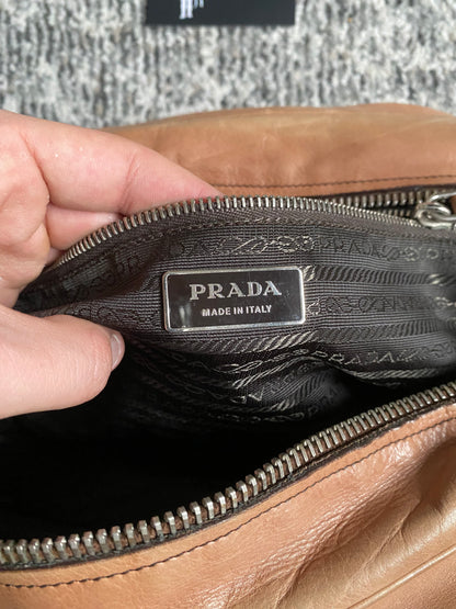 PRADA LEATHER HANDBAG