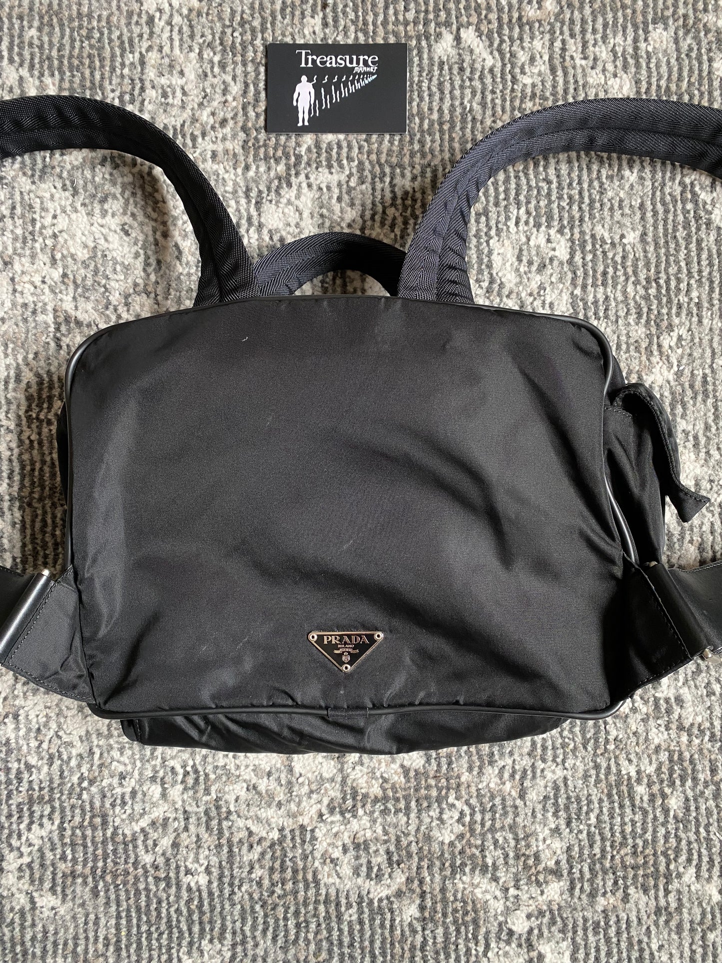 PRADA TRIANGLE BACKPACK