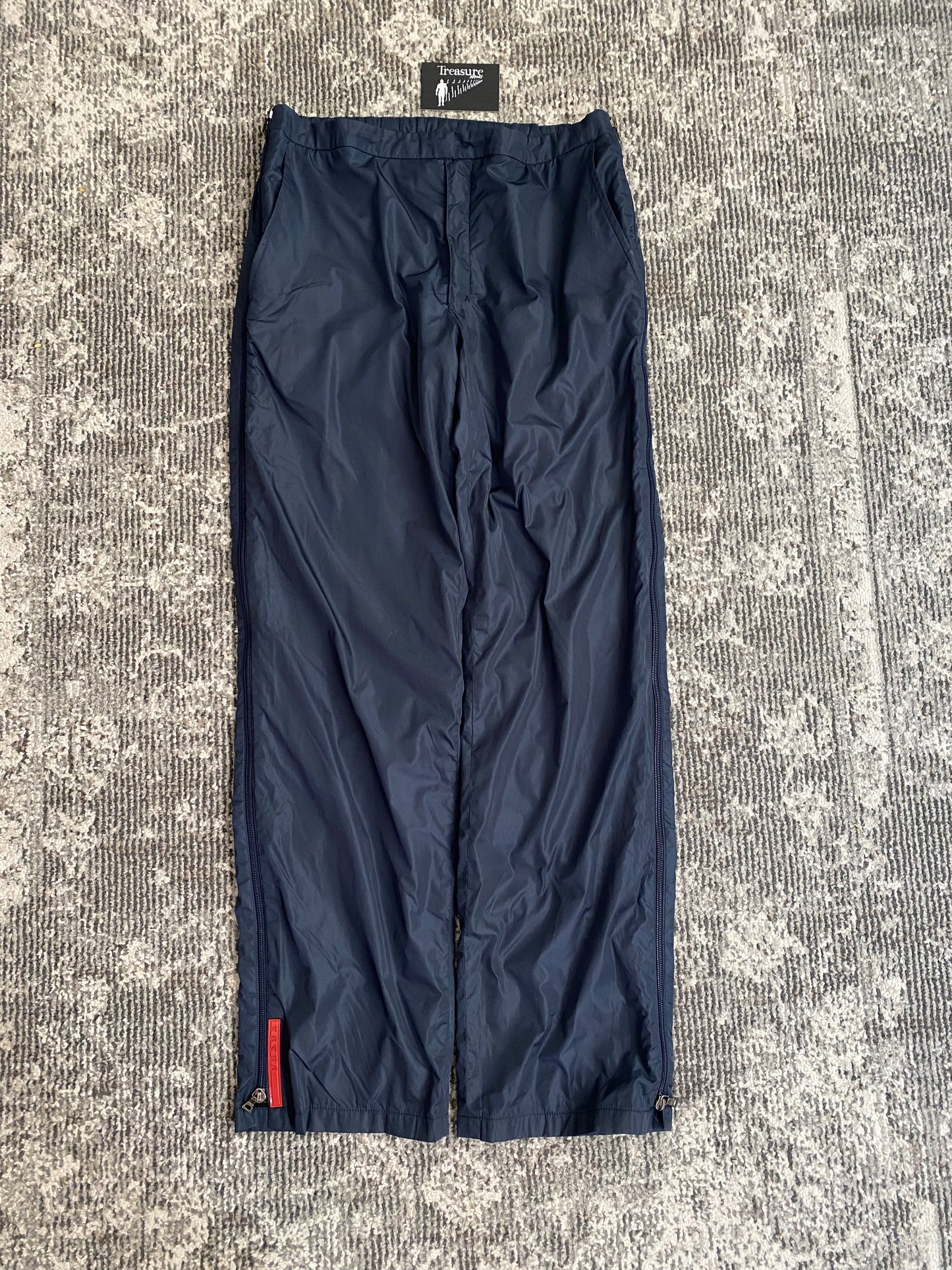 PRADA SPORT FULL ZIP NYLON TROUSERS