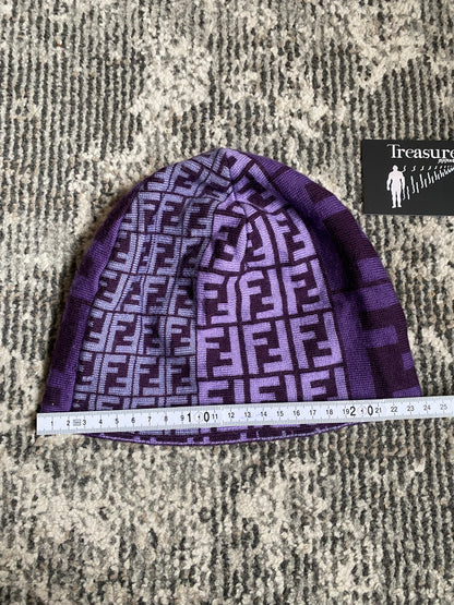 FENDI PURPLE BEANIE