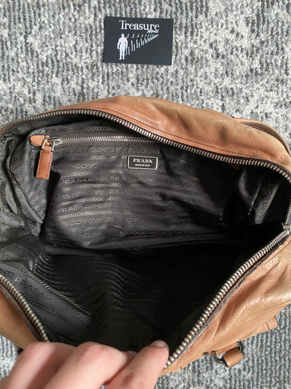 PRADA LEATHER HANDBAG