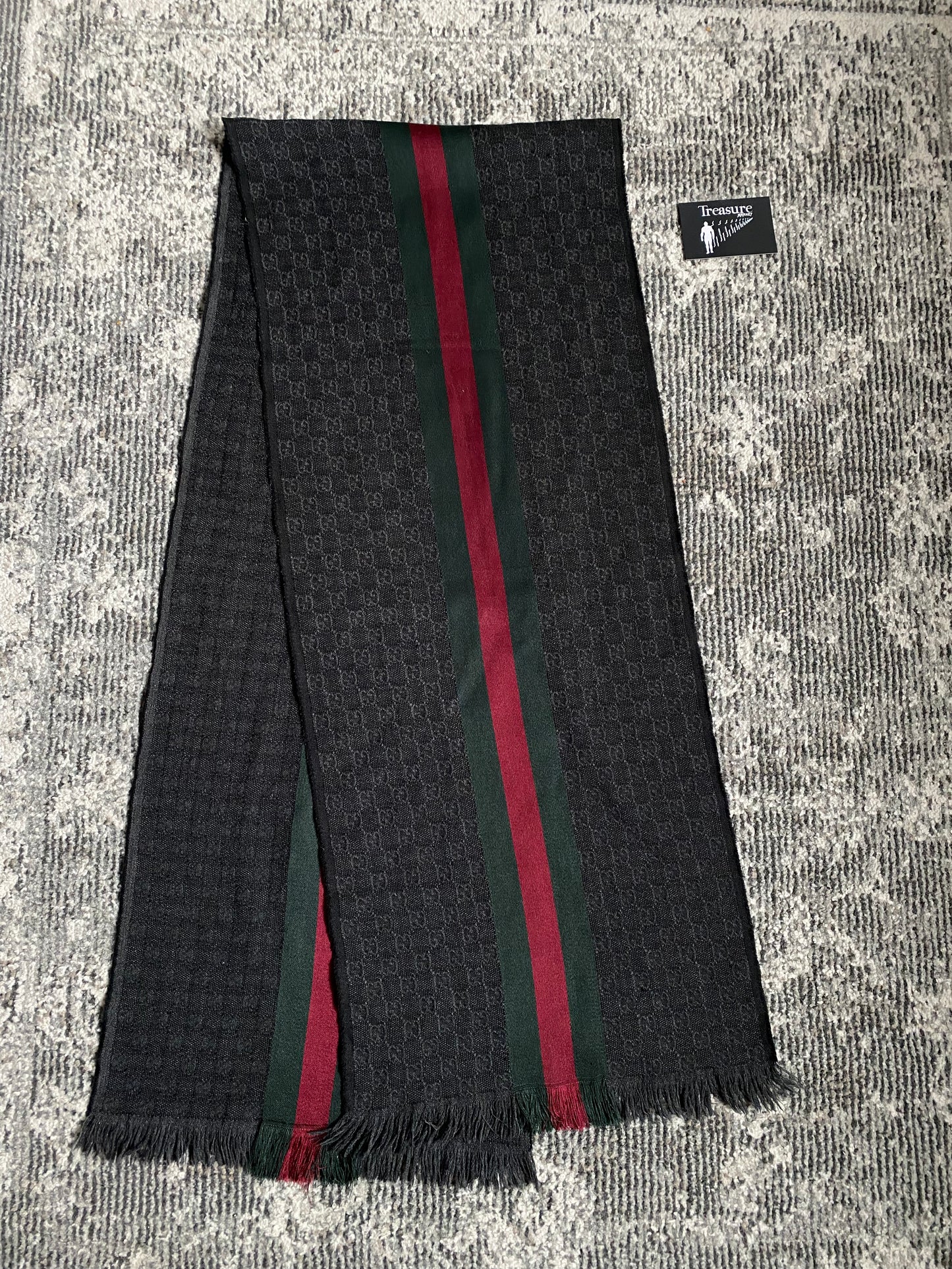 GUCCI BLACK SCARF