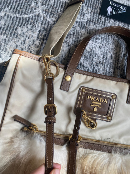 PRADA FUR HANDBAG